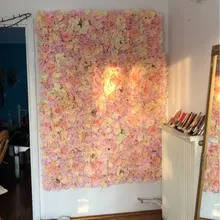 40x60 см Шелковая Роза цветок шампанского розовый искусственный