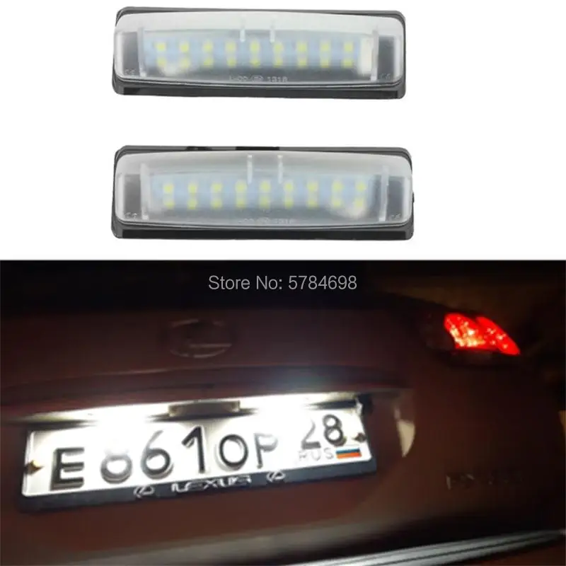 

СВЕТОДИОДНЫЕ Лампы Canbus для номерного знака Lexus Is200 is300 LS430 gs300 GS430 GS400 ES300 ES330 RX300 rx330 RX350, 2 светодиодный т.
