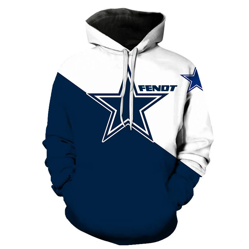 

NEW Men's Spring and Autumn Fendt 3D Logo Print Hoodie Casual Fashion Harajuku Hoodie