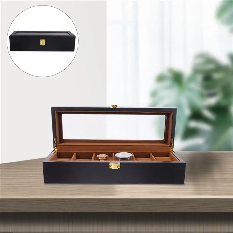 

1Pc Watch Box Durable Simple Practical Watch Holder Packing Box Storage Case Display Box