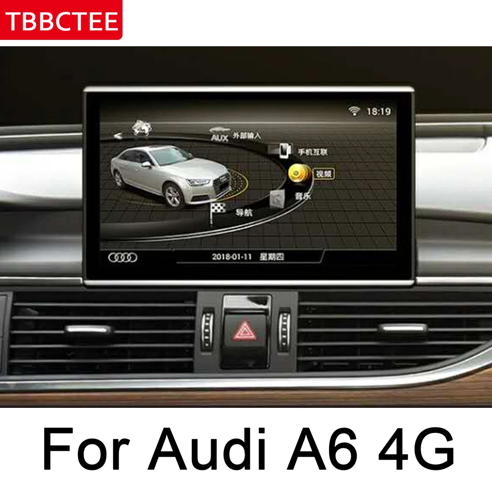 Автомобильный мультимедийный плеер для Audi A6 4G 2011 ~ 2018 MMI IPS Android 8 0 up GPS навигация