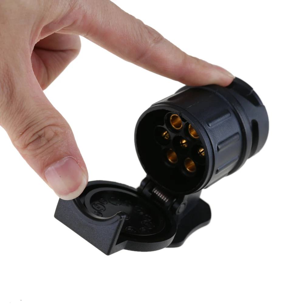 Новинка от 13 до 7 контактов 12 В переходник для штепсельной вилки соединитель