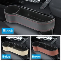 car seat gap slit storage box organizer phone stand case bottle key holder leather 4x4 automobile accessories interior universal