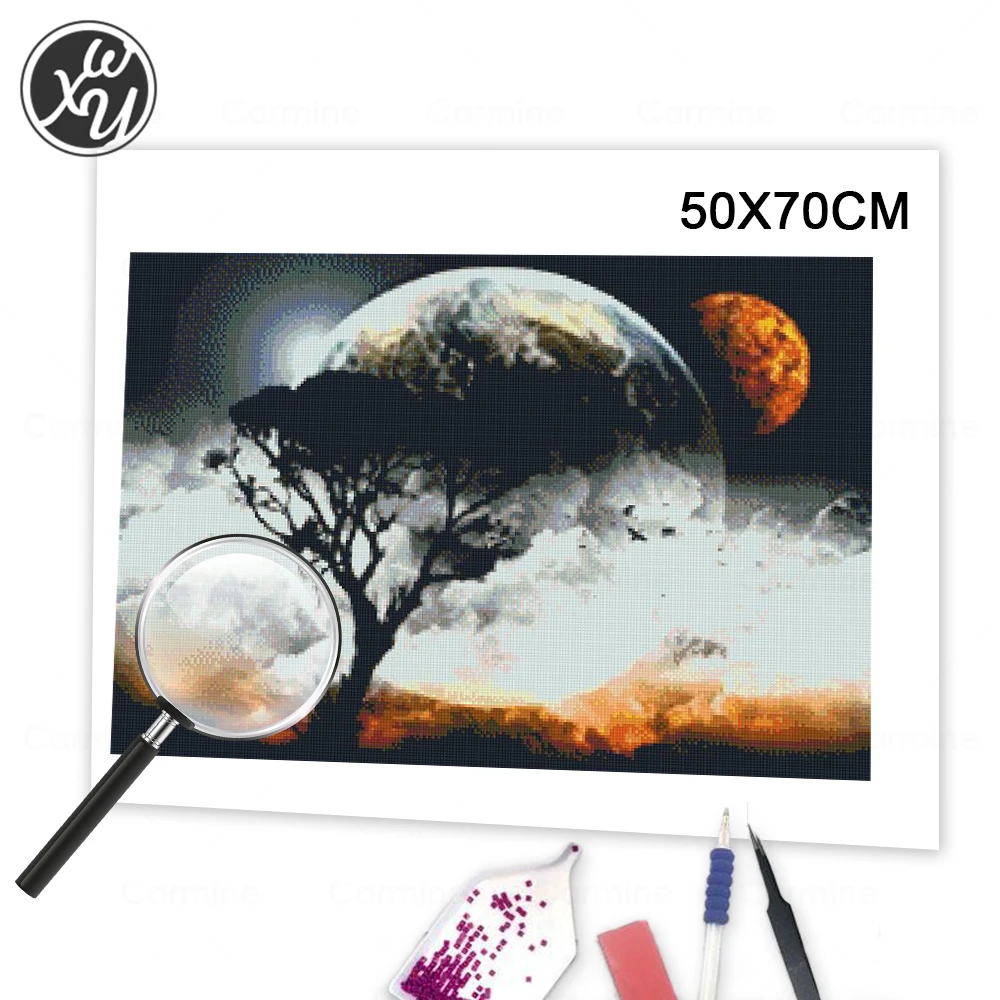 Набор для алмазной вышивки Луна | Дом и сад