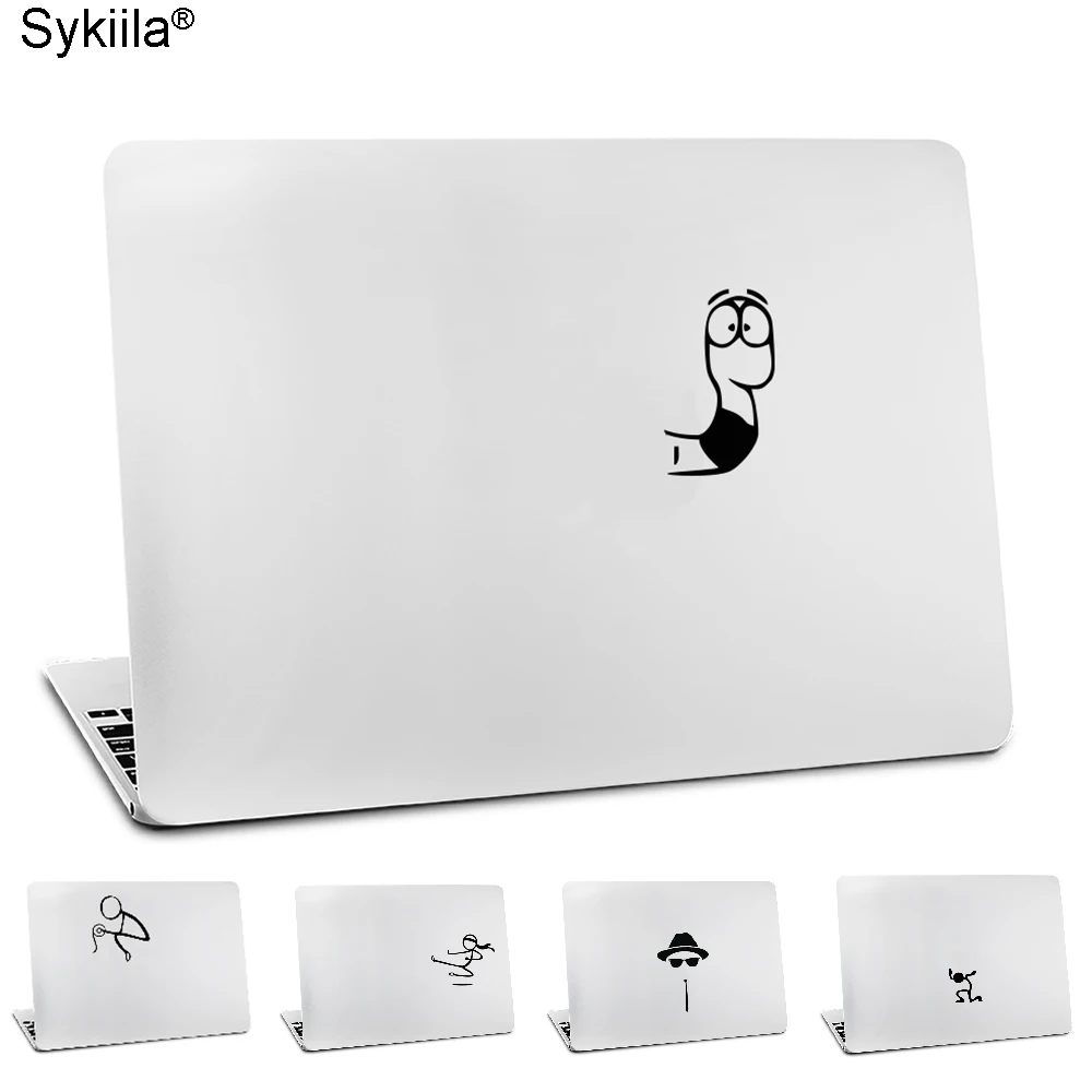 

Snake Crawl Out Logo Black Creative Design Decal for apple Macbook Air 11 12 13 Pro 13 15 17 retina Vinyl Wall Laptop Sticker