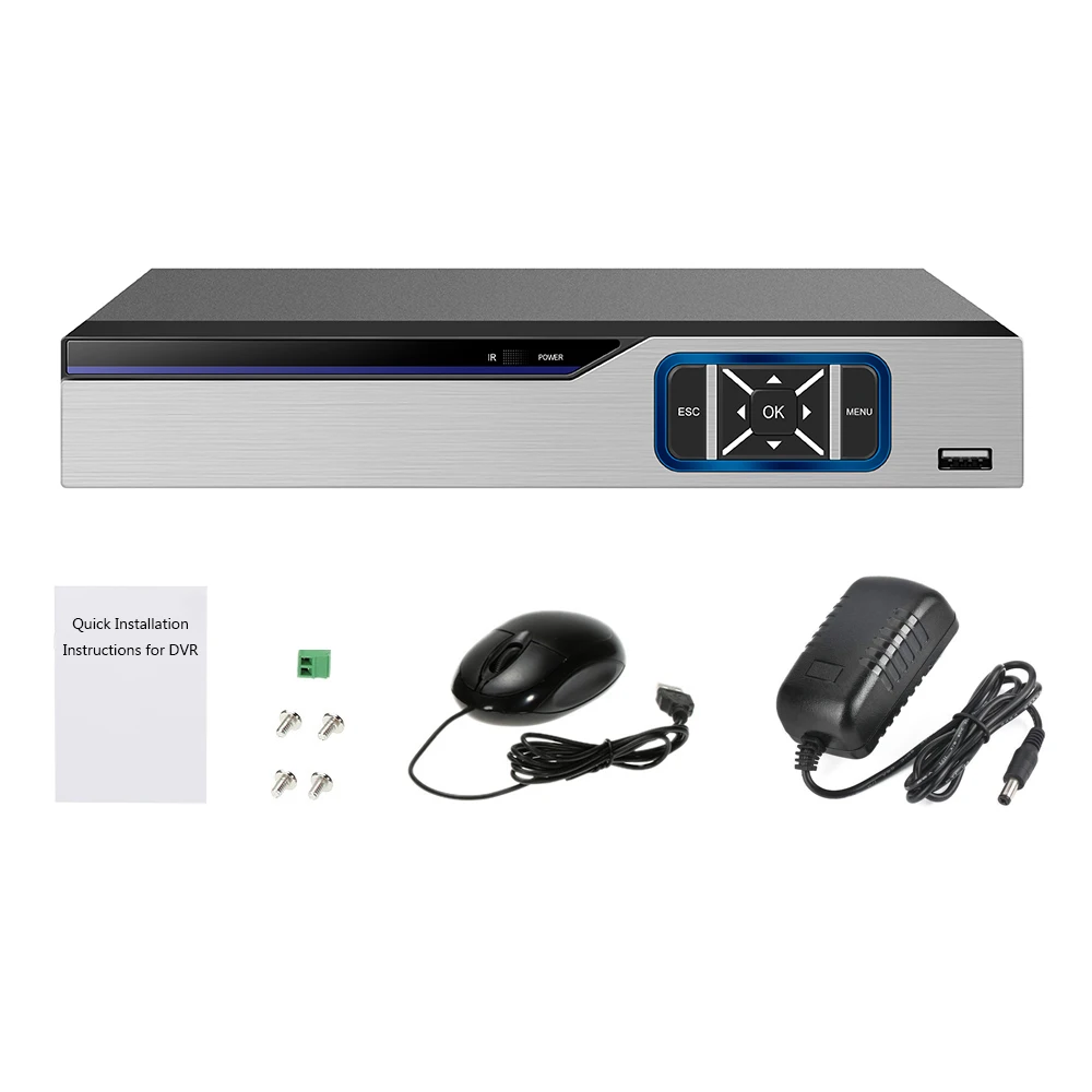 Камера видеонаблюдения AHD CVI TVI HVR 5 в 1 16 каналов DVR 1080P ONVIF P2P для систем безопасности
