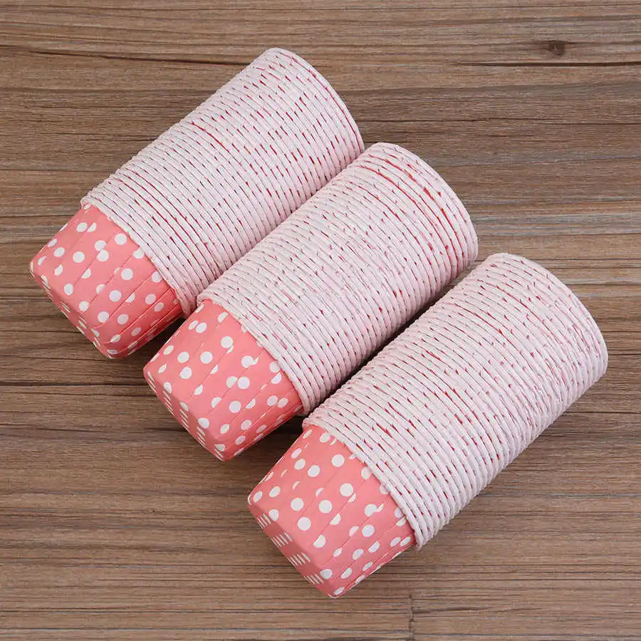 Вкладыши для маффинов форма кексов чашки тортов принадлежности выпечки бумага