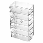 Органайзер для холодильника Bins, штабелируемые органайзеры для холодильника с вырезами, прозрачная пластиковая буфета, технические характеристики