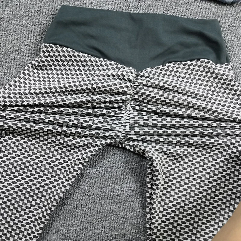 

ASHEYWR Women Fitness Leggings High Waist Slim Polyester Ankle Length Push Up Legging Female High Elastic Workout Jeggings Femme