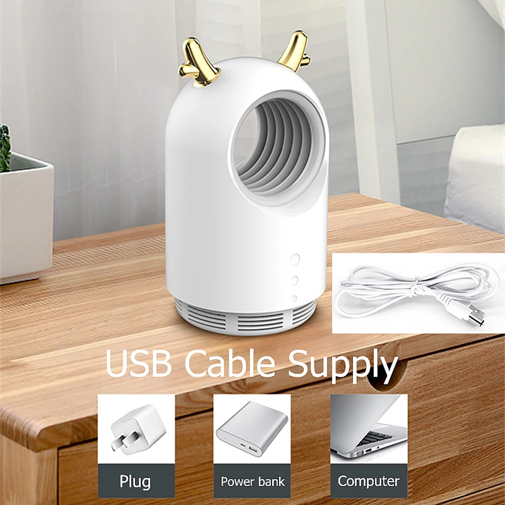 Электрический USB Отпугиватель комаров убийца светодиодный ультрафиолетовый