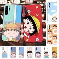 yndfcnb cartoon chibi maruko chan phone case for huawei p30 40 20 10 8 9 lite pro plus psmart2019