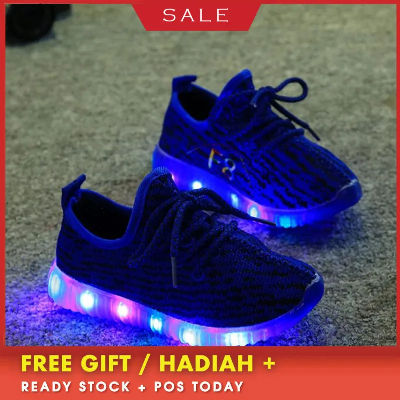 BOUSSAC модная новинка детская повседневная обувь Flash СВЕТОДИОДНЫЙ светильник