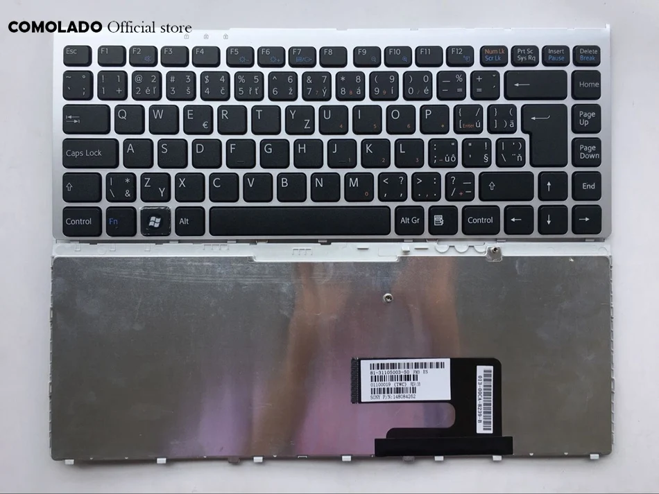 Испанская Арабская французская Турецкая клавиатура для Sony Vaio FW11 FW130 FW139 FW140 FW145 FW150