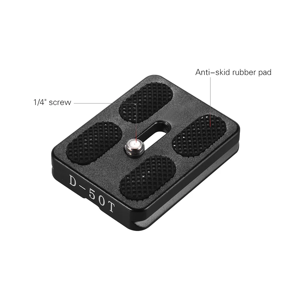 50*38 мм Размеры Алюминий сплав универсальная пластина быстрого крепления с D-50T QR