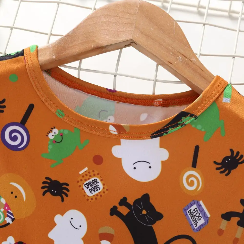 От 1 до 6 лет осенние платья для девочек с длинными рукавами Платье принтом на