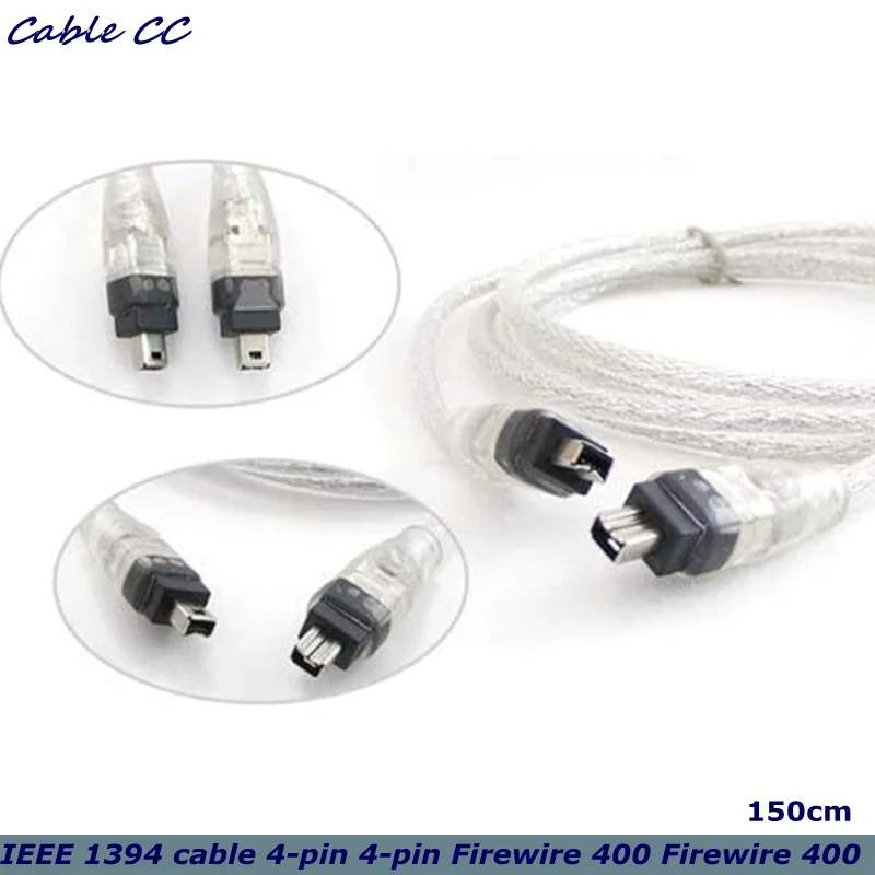 1 5 м 4 контактный к контактному IEEE 1394 для адаптера iLink кабелю Firewire видеокамеры