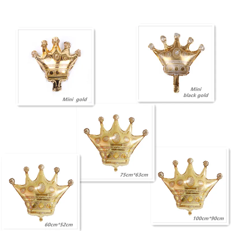 Новинка Королевская корона алюминиевая пленка воздушные шары вечерние