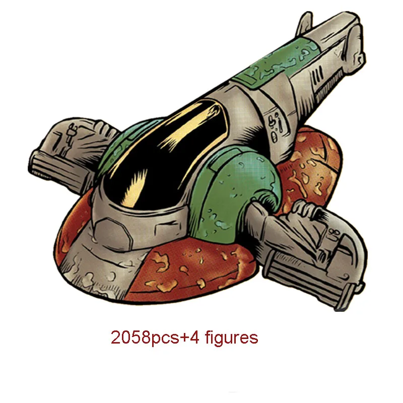 

Space Planet War Star Movie Series Model 05037 Slave 1 Compatible 75060 Blocks Bricks Educational Toy Birthday Christmas Gift