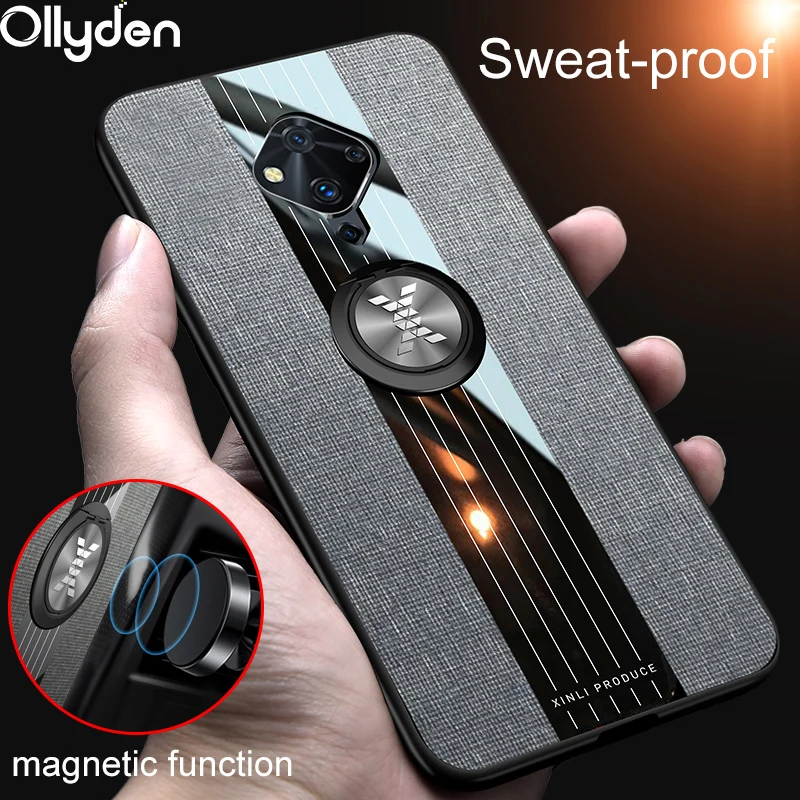 Противоударный тканевый чехол для телефона Vivo V17 Neo S1 Pro Y9s S5 U3 Y19 Nex 3 IQOO Z5 на заднюю