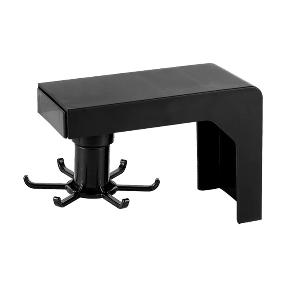 

360 градусов Кухня Крюк поворачивается самоклеющиеся 6 крючков двери дома настенный крюк Кухня Крытый вешалка для аксессуаров висячая стойк...