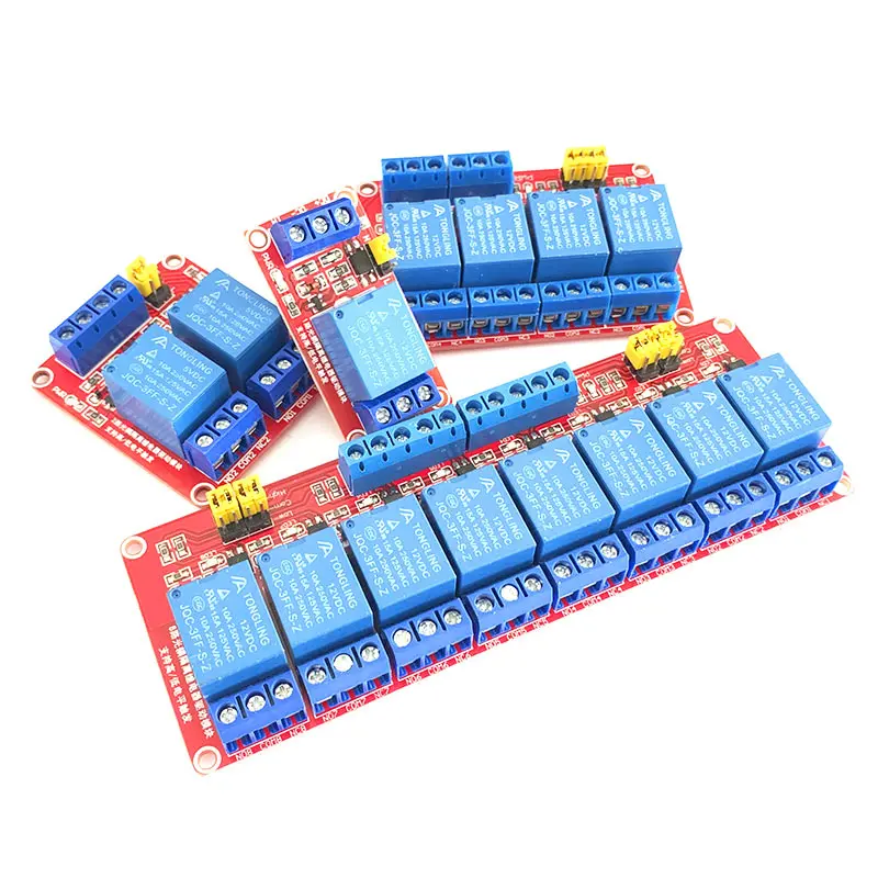 Модуль реле с изоляцией оптопары поддержкой триггера высокого и низкого уровня 1