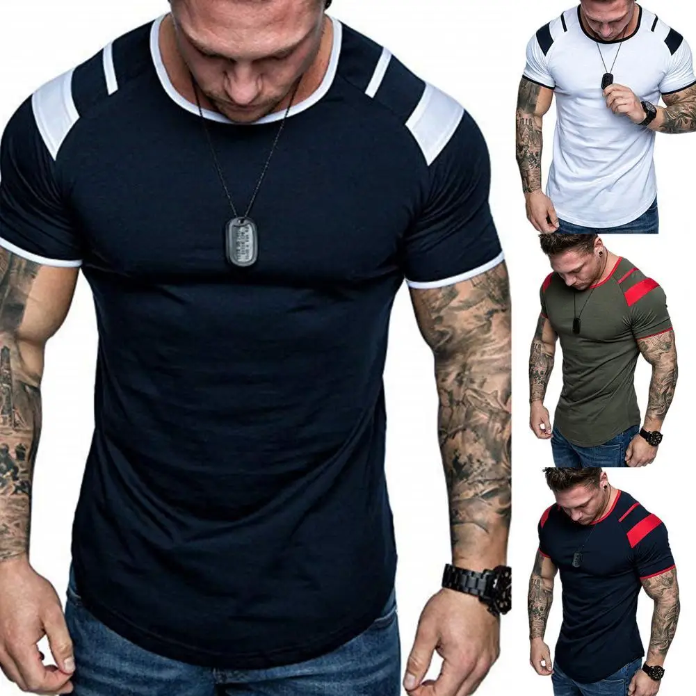 

Футболка мужская однотонная с коротким рукавом, крутая Повседневная нательная рубашка для вечеринки, топ с коротким рукавом, на лето