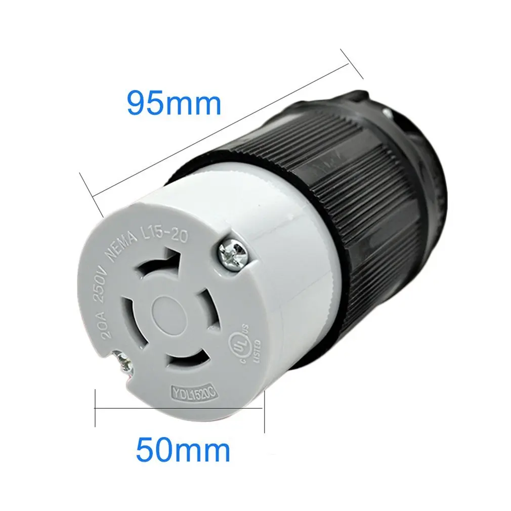 NEMA Generator Plug + Socket L15-20 L15-30 4 Prong Locking 20A or 30A 125V 250V Male And Female Ends Connector | Электроника