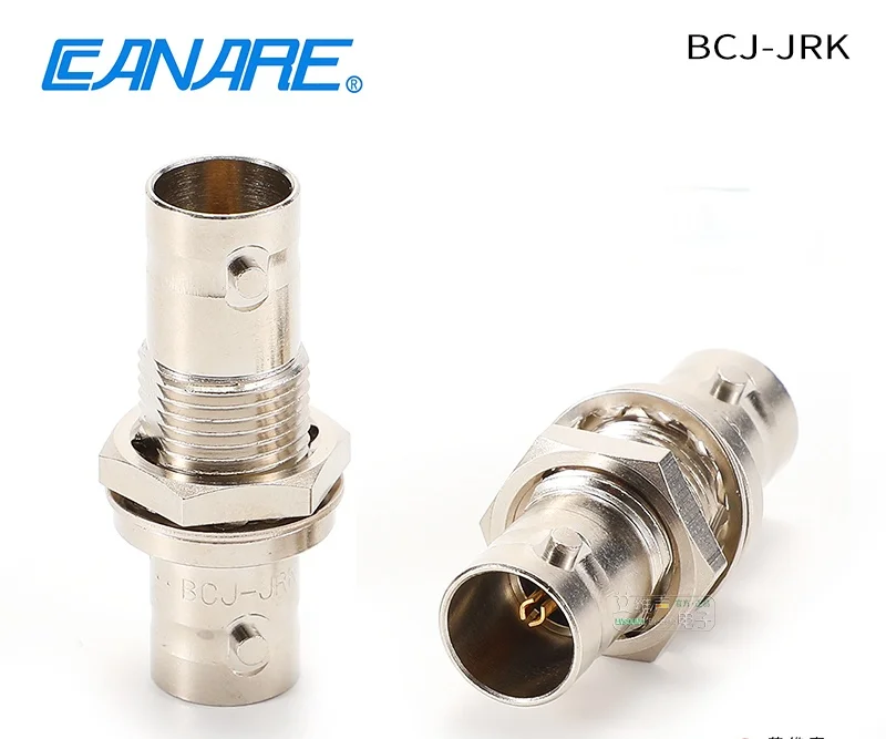 

1Pcs CANARE imported 75 ohm panel mounting BNC double pass socket Q9 butt male and female BCJ-JRK