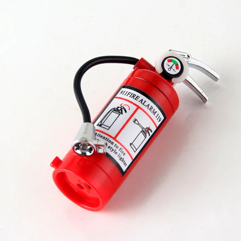 

Novel and Unique Creative Fire Extinguisher Shape Lighter Smoking Accessories for Weed Funny Gift for Friend Gadgets for Men
