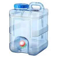portable water container 10l car driving water bucket pc thickened camping water tank with faucet water jug container storage