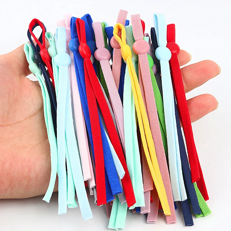 100 шт. маска эластичная лента резиновая веревка висячая для ушей Регулируемая DIY