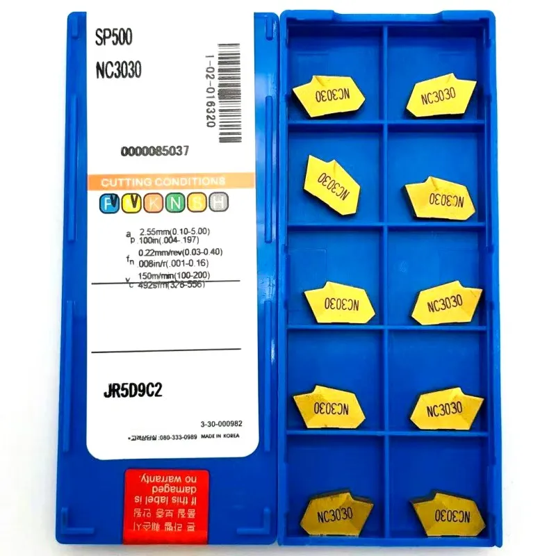 Канавочный инструмент SP300 SP400 SP200 SP500 NC3020 NC3030 PC9030 новый твердосплавный токарный