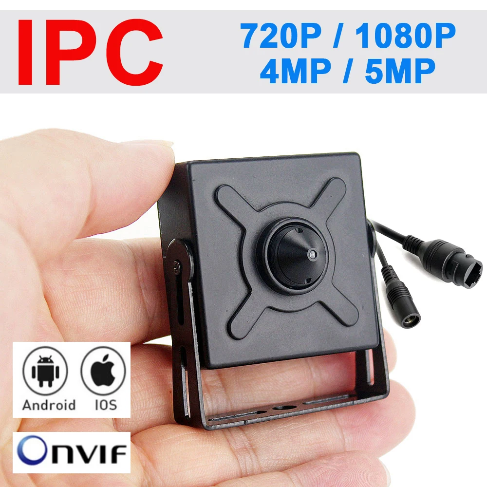 

SMTKEY h.264 / H.265 DC 12V 3.7mm Pinhole lens IP Camera 2MP / 3MP / 5MP Audio IP Camera Onivf Xmeye APP for NVR security system