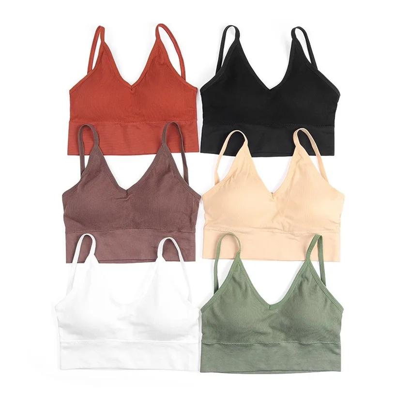 

2021 NEW Women Backless Sports Bra, U Back Wirefree Padded Athletic Sports Bra Top,Seamless Gym Fitness Running Yoga Bra