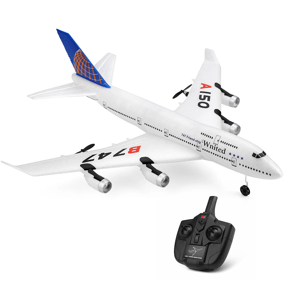 XK A150 RC самолет Airbus B747 модель самолета 2 4 Ghz 3CH фиксированное крыло EPP пульт