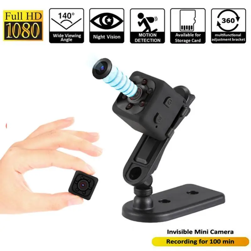 

FULL HD 1080P Mini Camera Portable Cube Camera Security Camera SQ11 Night Vision Waterproof Shell CMOS Sensor Recorder Camcorder