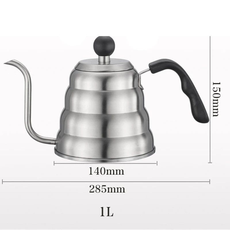 Нержавеющая сталь кофе капельного гусиная шея чайник Высокое качество бутылка