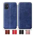 Чехол-книжка для samsung galaxy a51, 71, 2019, A515F, DS, A715F, DS, 6,5 дюйма, кожа