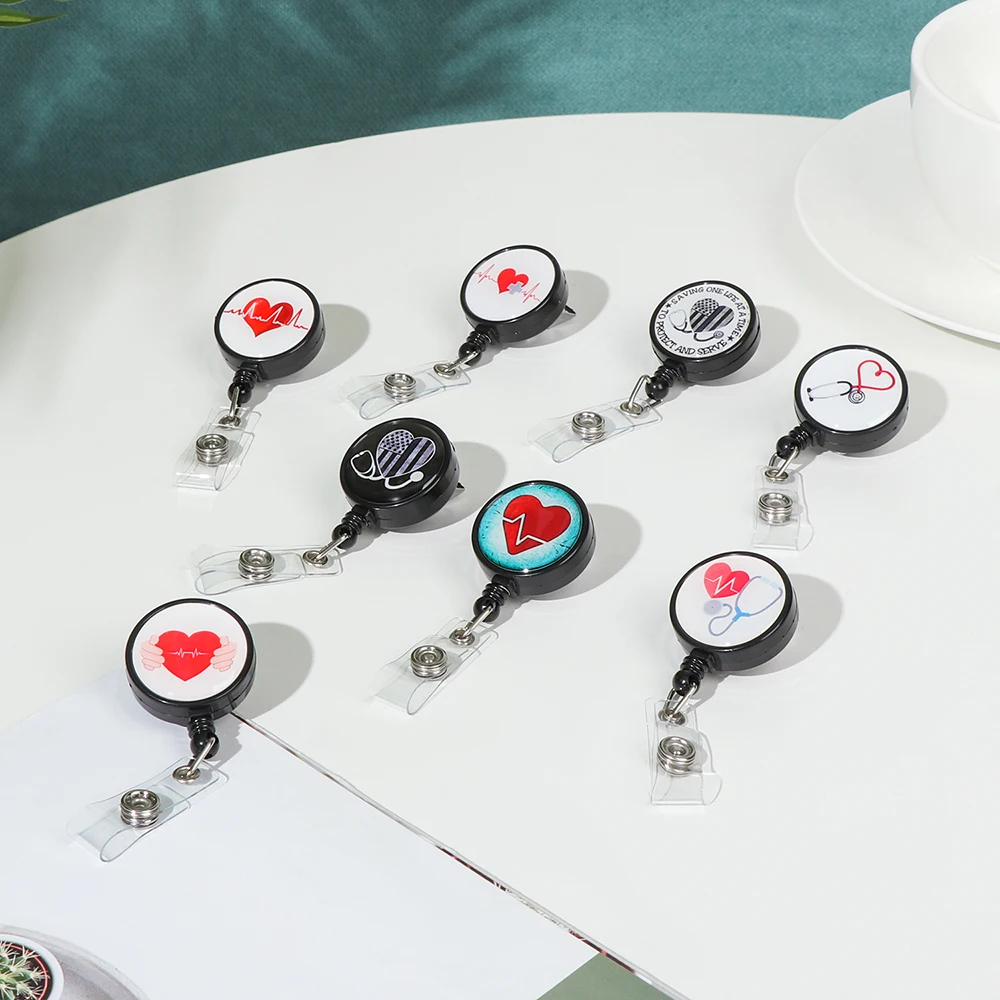 Горячая Распродажа выдвижной держатель для медсестры забавная Рабочая бирка