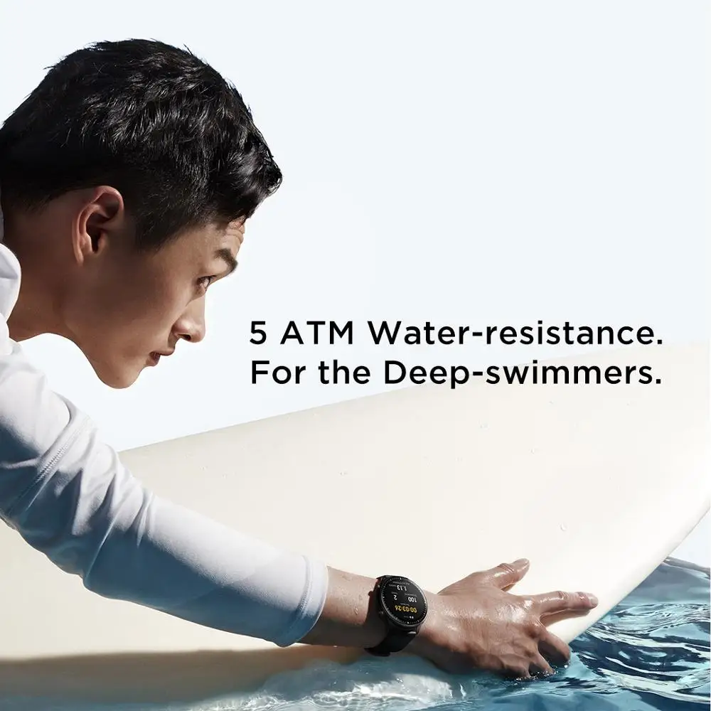 Новый Amazfit GTR 2 Smartwatch 14 дней Срок службы батареи 5ATM уверенно время Управление мониторинг сна Смарт часы для телефонов на Android iOS-5