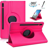 case for samsung galaxy tab s7 plus 12 4 sm t970t975t976 360 degree rotating pu leather case for tab s7 11sm t870t875t876