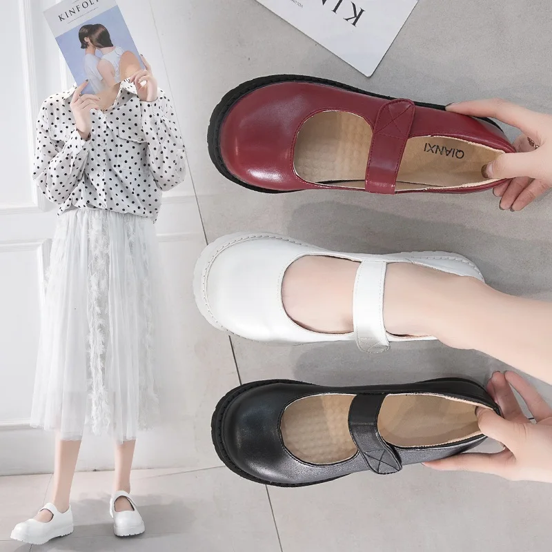 Женские туфли на низком каблуке с круглым носком|Туфли| |