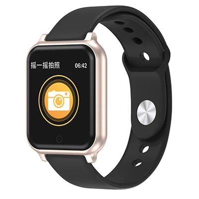 Умные часы B58, водонепроницаемые, спортивные, B57 Plus, для iphone, Apple, телефон, умные часы, пульсометр, кровяное давление для женщин и мужчин - Цвет: Белый
