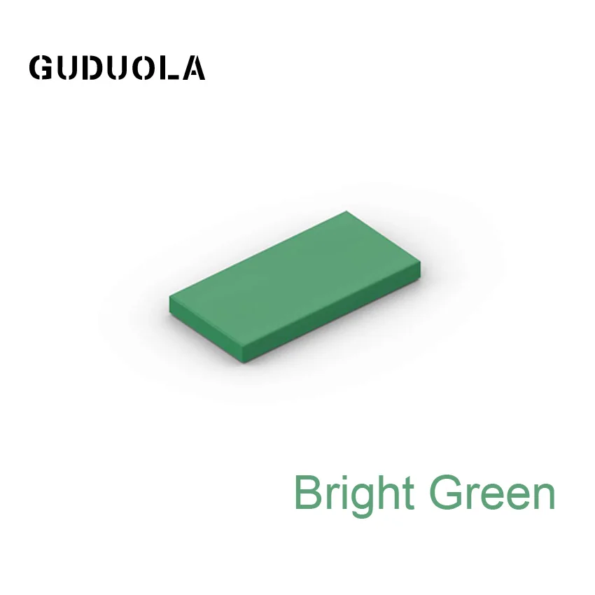 Плитка Guduola 2x4 (пластины/Специальные) 87079 строительные детали MOC мелкие частицы