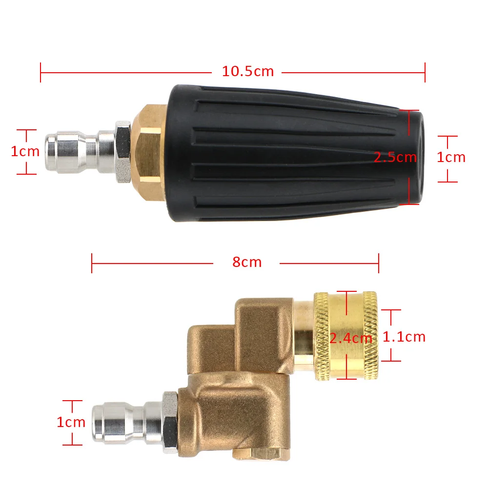 LEPEE For Quick Connector Car Cleaning Pressure Washer Accessory Turbo Nozzles Sprayer Rotary Pivoting Coupler Jet | Автомобили и