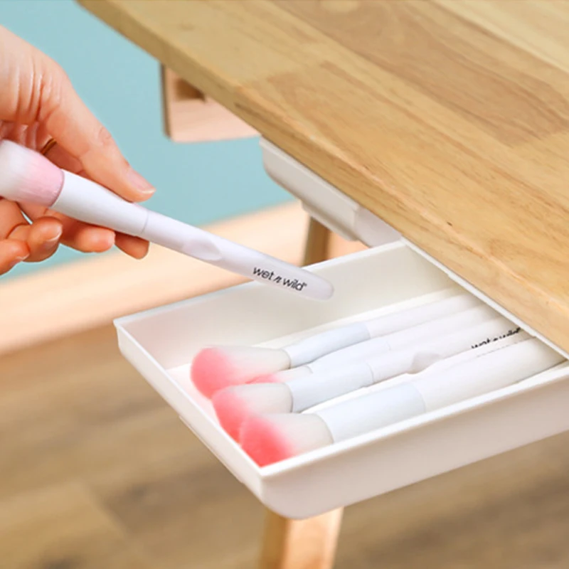 Самоклеящаяся подставка для карандашей настольный столик ящик хранения