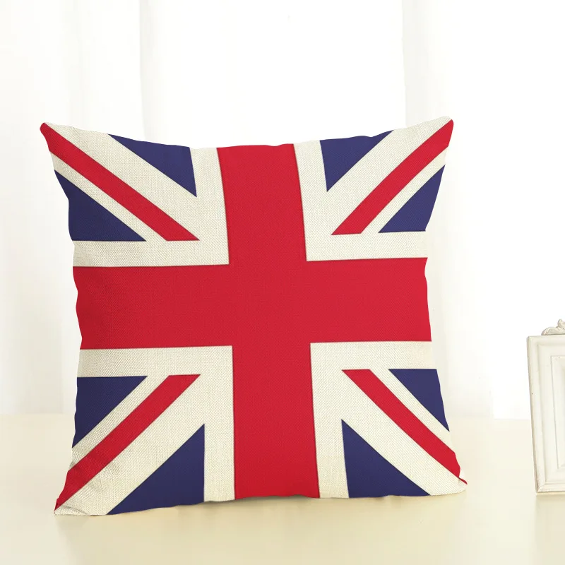 Скандинавский Национальный флаг домашний декор наволочка льняная хлопковая