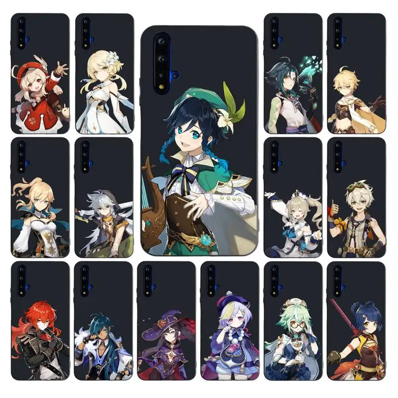 

FHNBLJ genshin impact Phone Case for huawei nova 2 i plus 3 i E 4 E 5 i pro 6 SE 6 5g