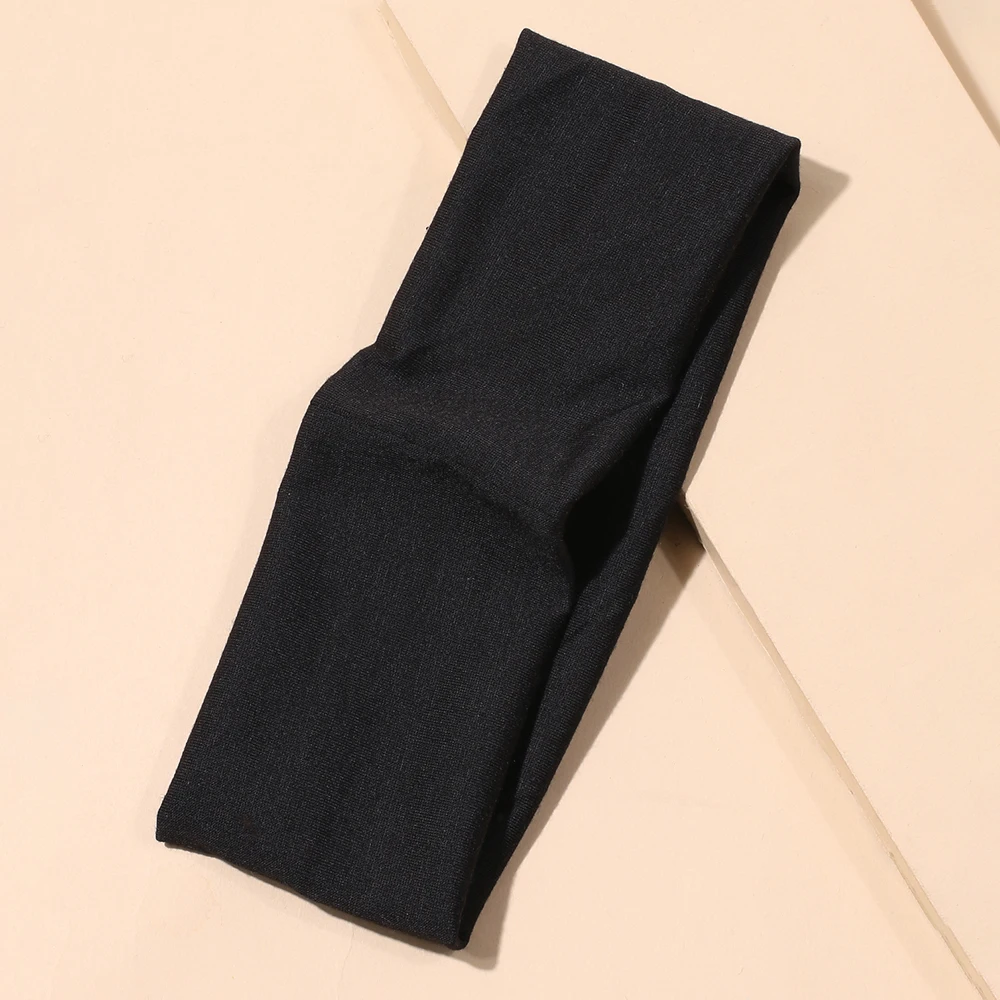 

Turban Headband Yoga Running Headbands for Women Solid Color Wide Twist Hair Band Headwraps Fashion Hair Accessories Gift