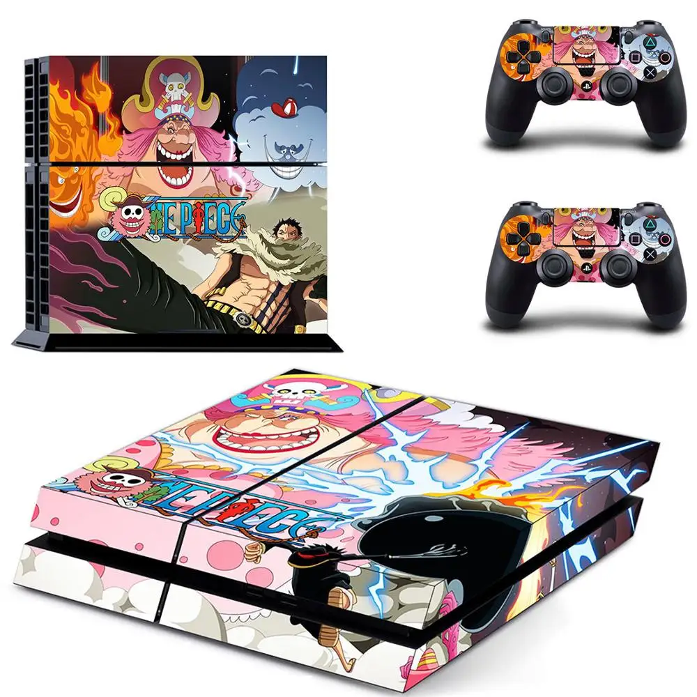 Аниме: one piece PS 4 наклейка s PS4 Play station виниловые наклейки для кожи Pegatinas консоли